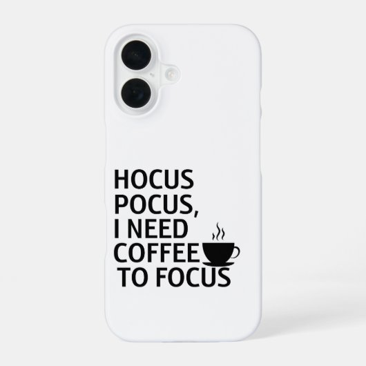 ウィッチーコーヒーハロウィン携帯ケース iPhone 16ケース (裏面)