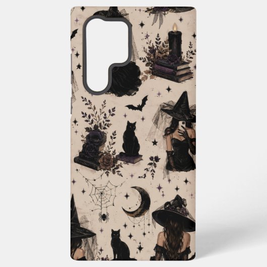 ウィッチーゴシックスマホケース SAMSUNG GALAXYケース (裏面)