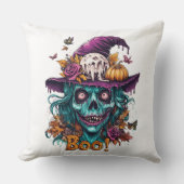 ウィッチースカルハロウィーン装飾用クッション クッション (正面)