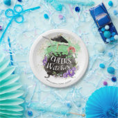 ウィッチーズ チェアーズ カクテル ハロウィン ブライダルシャワー ペーパープレート (パーティー)