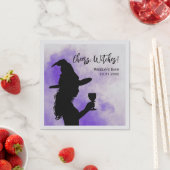 ウィッチーズ ハロウィン バチェロレッテ パーティー スタンダードカクテルナプキン (インサイチュ)