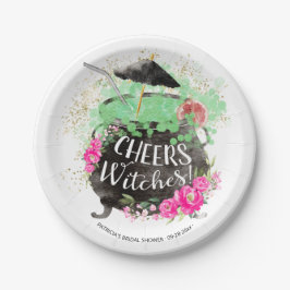 ウィッチーズ Cheers！ ハロウィン ブライズシャワー 乾杯 ペーパープレート