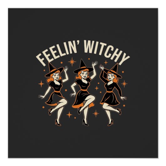 ウィッチーダンスで魔法のハロウィーンを楽しもう ポスター (正面)