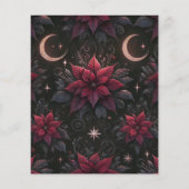 ウィッチーダークムーンポインセチア紙 (裏面)