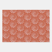 ウィッチーテラコッタボホムーンフェイズパターン ラッピングペーパーシート (正面3)