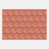 ウィッチーテラコッタボホムーンフェイズパターン ラッピングペーパーシート (正面2)