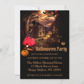 ウィッチーナイトハロウィーンナイトパーティー 招待状 (正面)