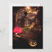 ウィッチーナイトハロウィーンナイトパーティー 招待状 (裏面)