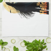 ウィッチーハロウィーンの夜 キッチンタオル (折り畳み)