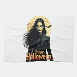 ウィッチーハロウィーンの夜 キッチンタオル