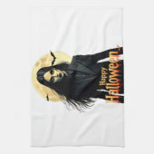 ウィッチーハロウィーンの夜 キッチンタオル (縦)