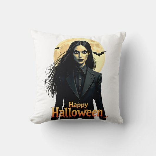 ウィッチーハロウィーンの夜 クッション (正面)
