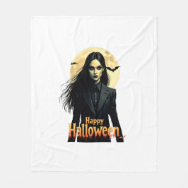 ウィッチーハロウィーンの夜 フリースブランケット