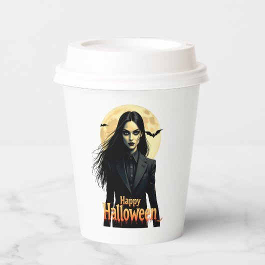 ウィッチーハロウィーンの夜 紙コップ (正面)