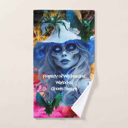 ウィッチーハロウィーンハンドタオル ハンドタオル (ハンドタオル)