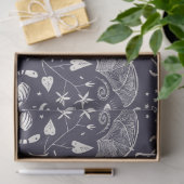 ウィッチーハロウィーン自然パターンマッシュルームモスこうもり 薄葉紙 (ギフト)