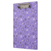 ウィッチーパープルポーション、月、太陽、目のパターン クリップボード (左)