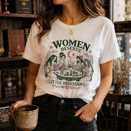 ウィッチーフェミニストの小さな夢中女子 Tシャツ