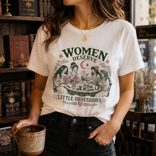 ウィッチーフェミニストの小さな夢中女子 Tシャツ