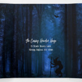 ウィッチーフォレストハローウィンパーティ 三つ折り招待状 (内部中)