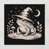 ウィッチーフロッグ ヴィンテージ ハロウィン ゴブリンコア 招待状 (正面)