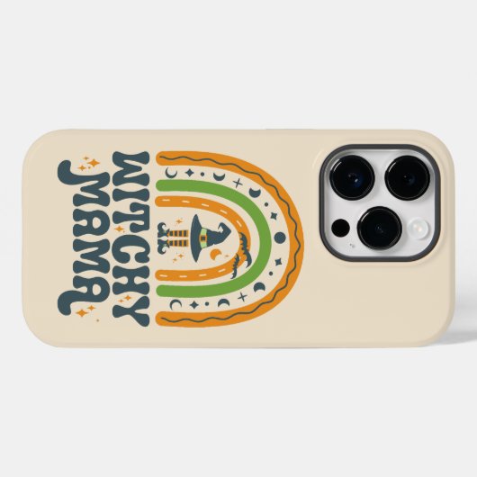 ウィッチーマママママママママママママママママママママママママママママママママママママママママママママ Case-Mate iPhoneケース (裏面 (横))