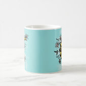 ウィッチームーンフローラボホアート コーヒーマグカップ (中央)