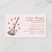 ウィッチーレトロプロフェッショナルクリーニングハ保ウス 名刺 (正面)