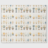 ウィッチーヴィンテージボホティッシュペーパー ラッピングペーパー (フラット)