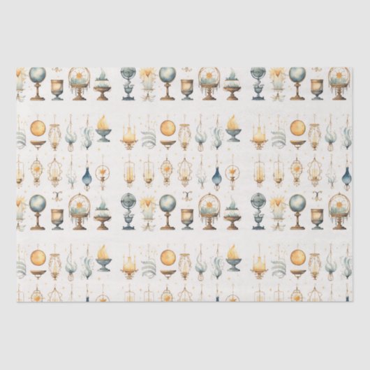 ウィッチーヴィンテージボホティッシュペーパー 薄葉紙 (正面)