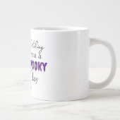 ウィッチー不気味ビーブスタイリッシュ- & | ジャンボコーヒーマグカップ (右)