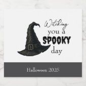 ウィッチー不気味ビーブスタイリッシュ- & | ビールラベル (シングルラベル)