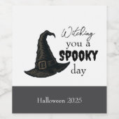 ウィッチー不気味ビーブスタイリッシュ- & | ワインラベル (シングルラベル)