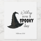 ウィッチー不気味ビーブスタイリッシュ- & | ワインラベル (シングルラベル)