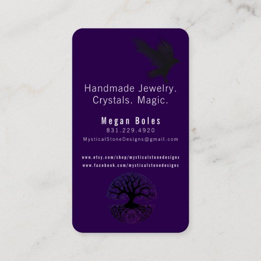 ウィッチー名刺 名刺 (裏面)