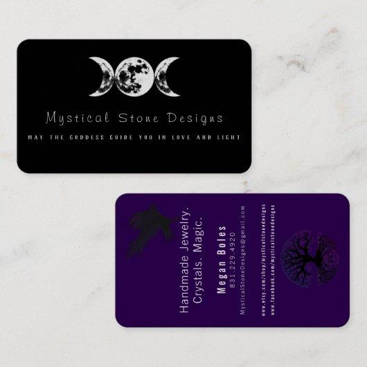 ウィッチー名刺 名刺 (正面/裏面)