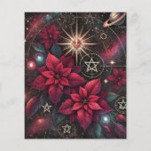 ウィッチー天空ポインセチアのスクラップブック紙 (裏面)