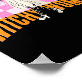 ウィッチー女おかしなハロウィーンの衣装フェミ不気味ニ ポスター (角)