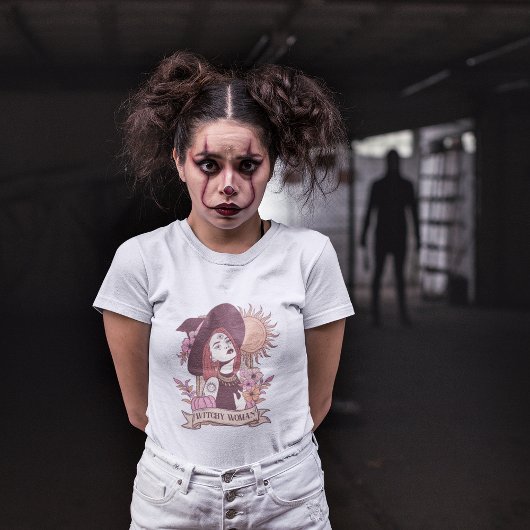 ウィッチー女性ハロウィーンファミリーマッチング Tシャツ