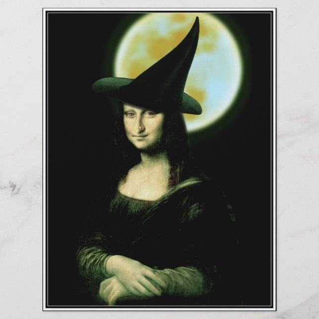 ウィッチー女性モナリサハロウィーン (正面)