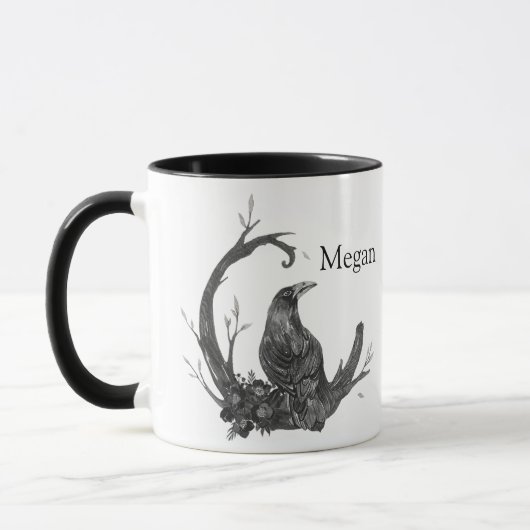 ウィッチー異教のウィッカクロウRaven マグカップ (左)