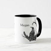ウィッチー異教のウィッカクロウRaven マグカップ (正面右)
