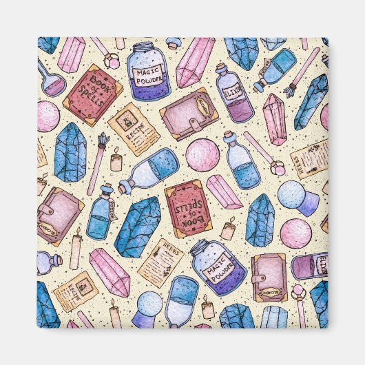 ウィッチー疑問に思グマグネット マグネット (正面)