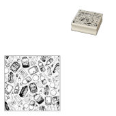 ウィッチー疑問に思プスタンプ ラバースタンプ (押印)