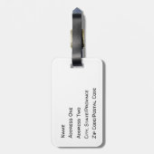 ウィッチー疑問に思ラゴグタグ ラゲッジタグ (裏面縦)