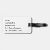 ウィッチー疑問に思ラゴグタグ ラゲッジタグ (裏面横)