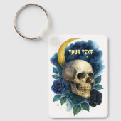 ウィッチー美学ゴシックフローラハロウィン不気味 キーホルダー (正面)