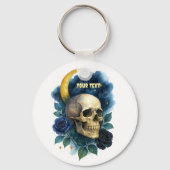 ウィッチー美学ゴシックフローラハロウィン不気味 キーホルダー (正面)