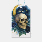 ウィッチー美学ゴシックフローラハロウィン不気味 ギフトタグ (裏面)