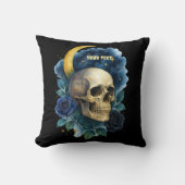 ウィッチー美学ゴシックフローラハロウィン不気味 クッション (正面)